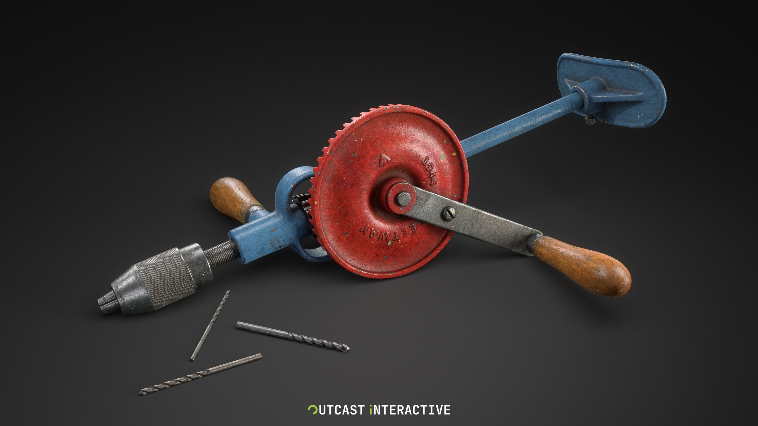 Media 1 for listing Hand Tool - Hand Drill 10 - PBR Game Ready