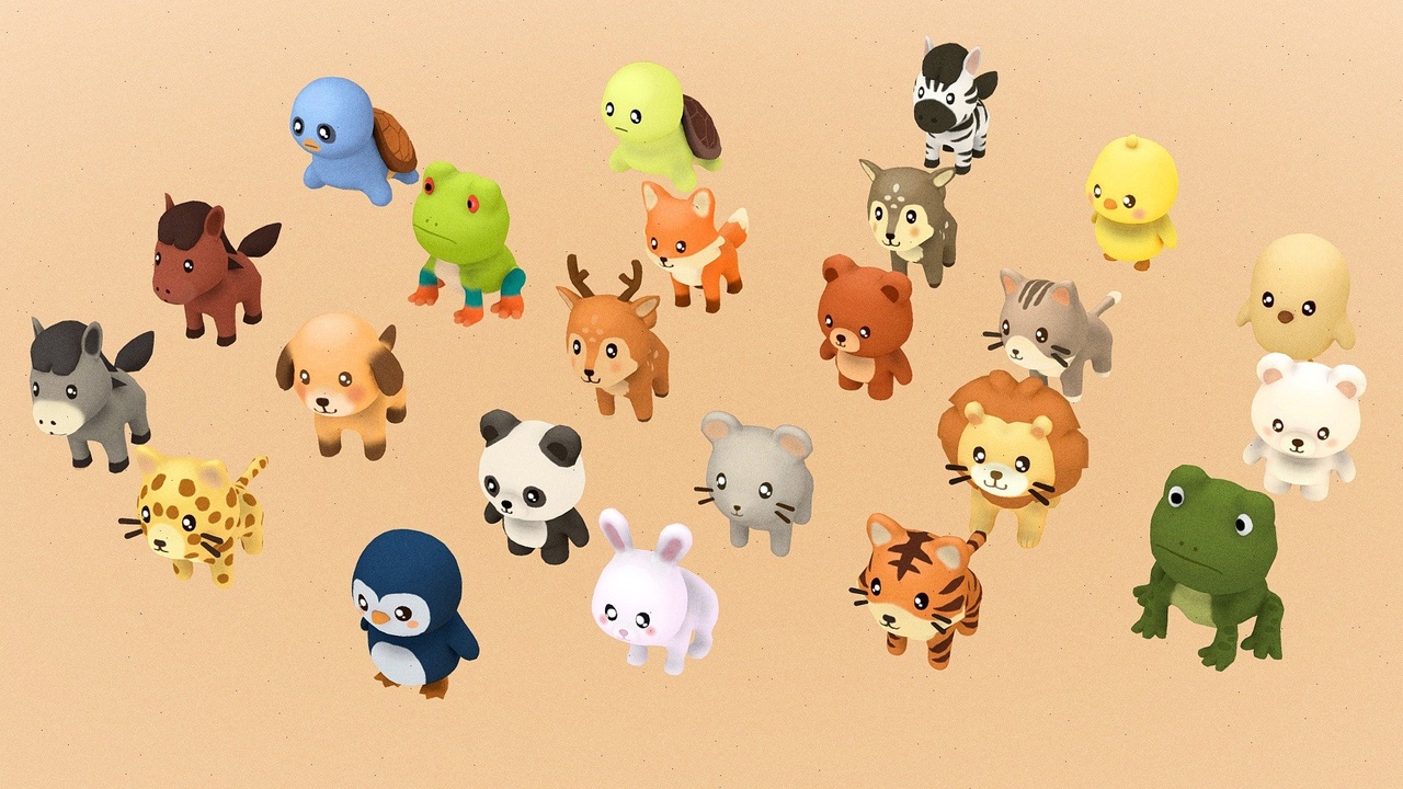 Media 1 for listing Animals Pack - Cartoon Animals
