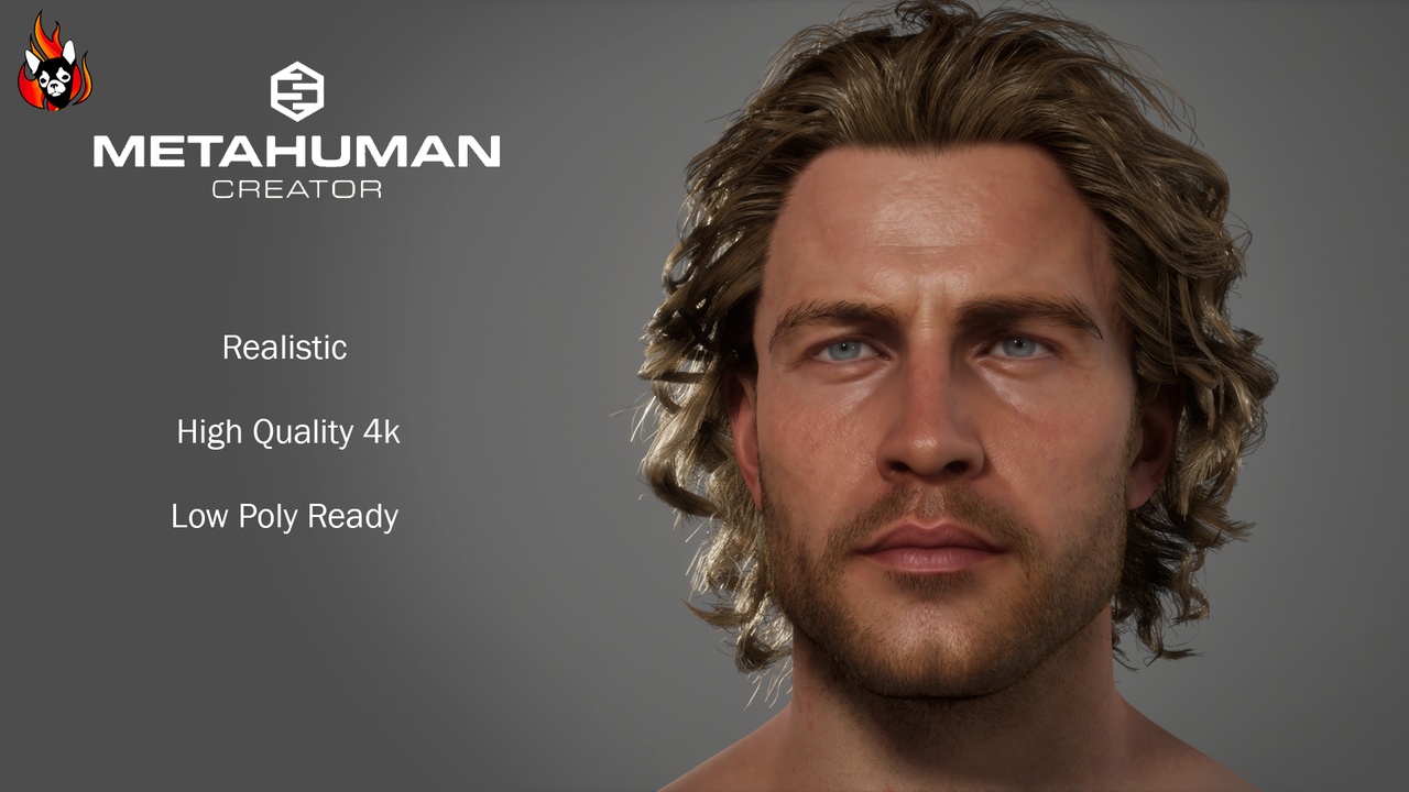 Media 1 for listing Nick Male MetaHuman Character