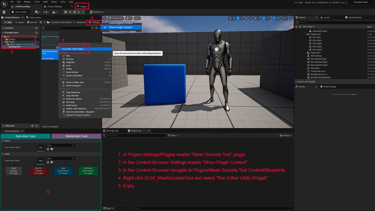 Media 1 for listing Mesh Sockets Tool