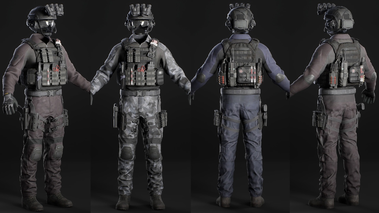 Media 1 for listing Spec Ops Outfit 03 - Metahuman