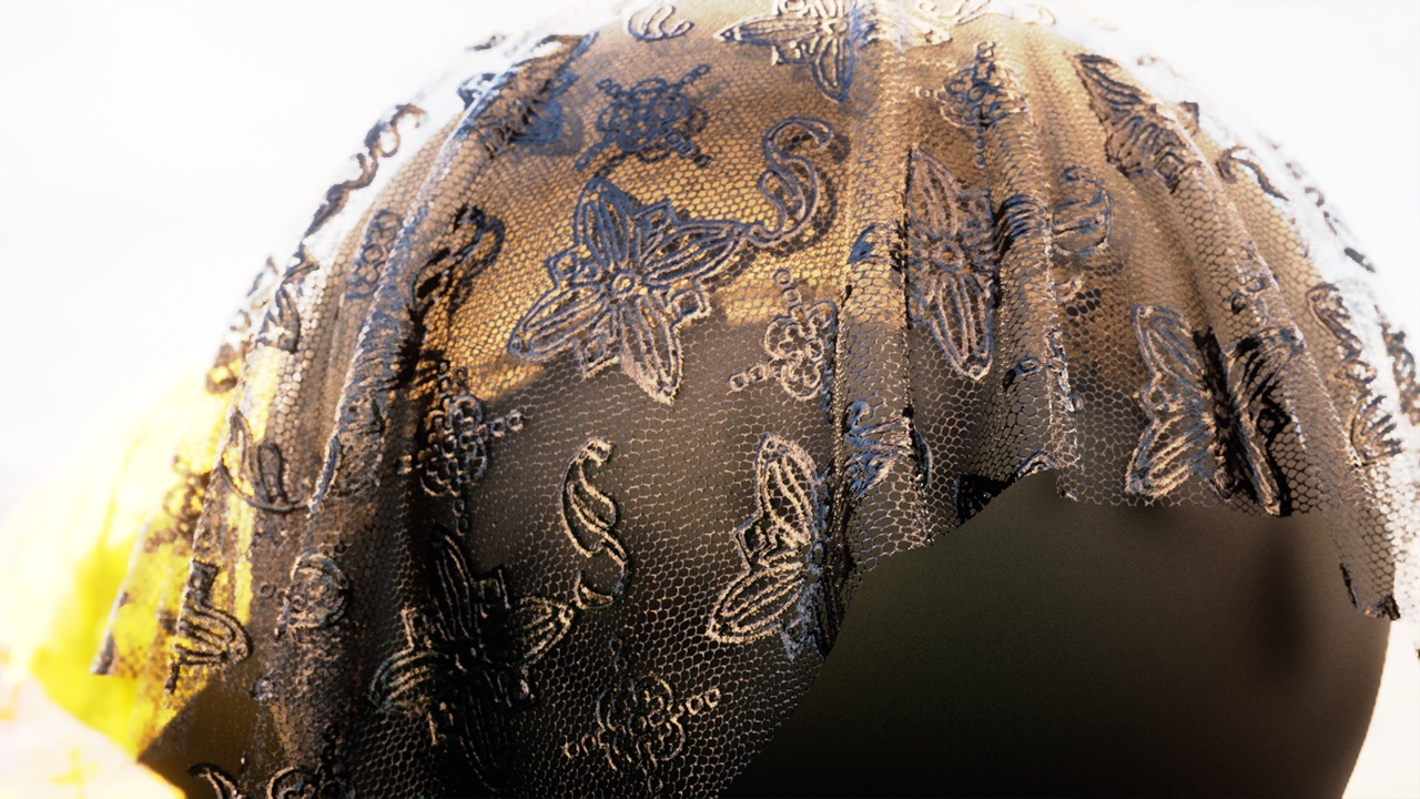 商品 Lace Material Pack Realistic 4K 的媒体 1
