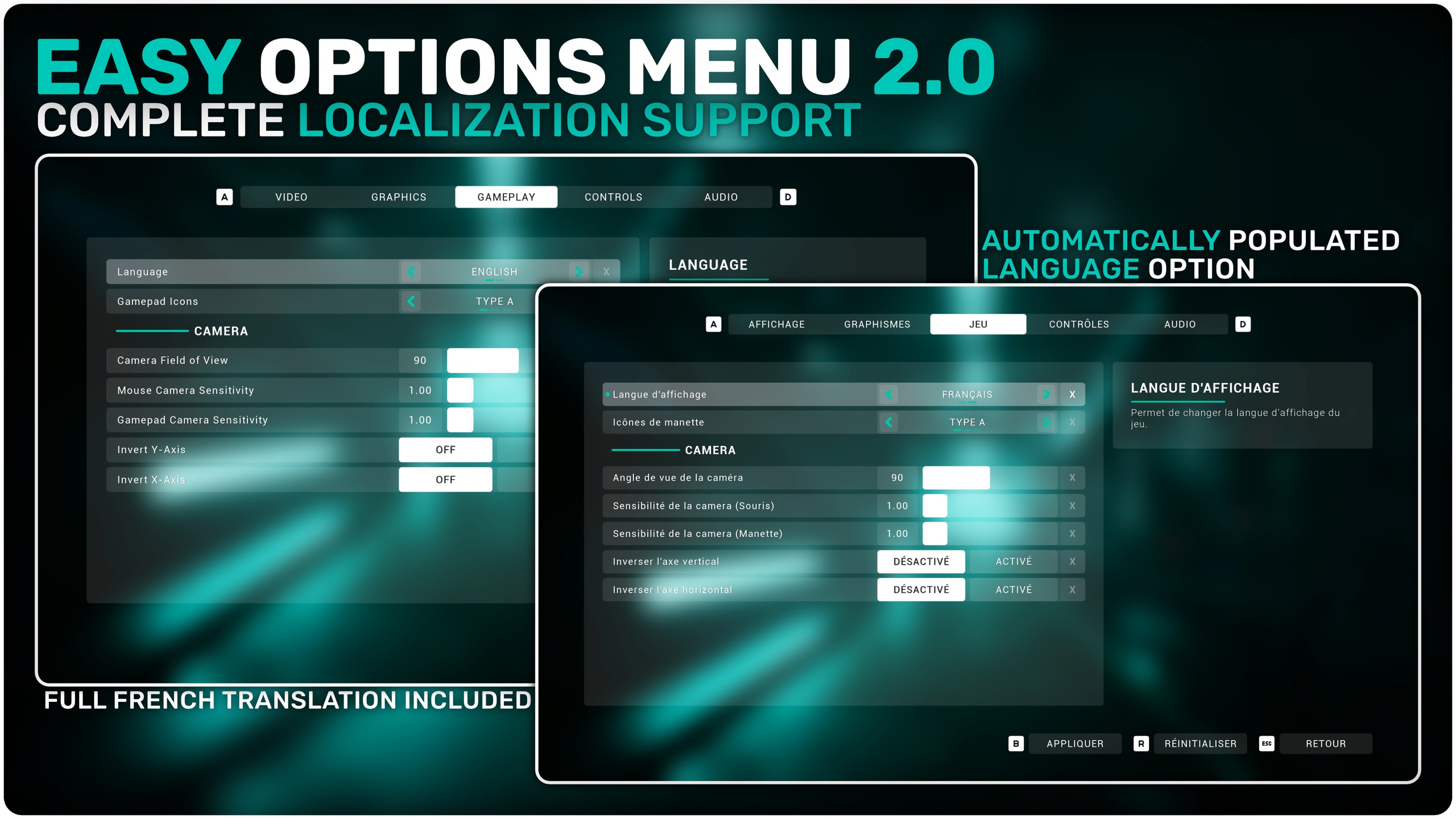 Options Menu Examples Easy Options Menu