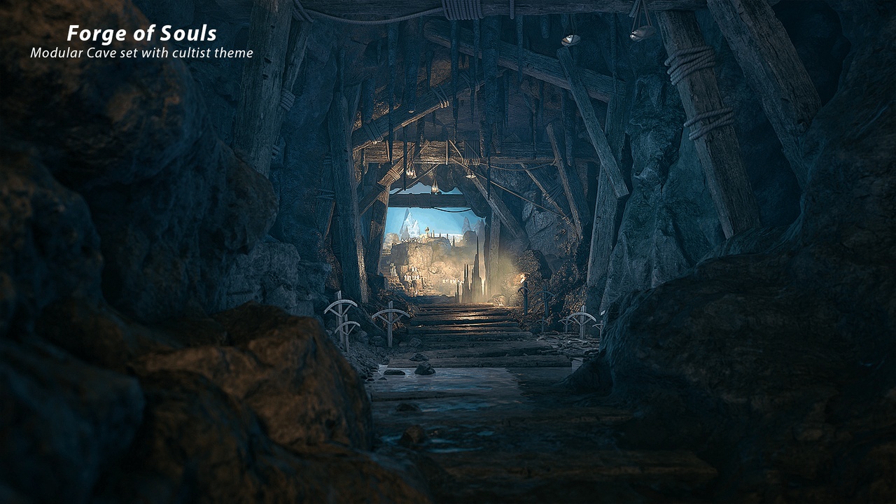 Media 1 for listing Modular Fantasy Cavern Cultist Theme