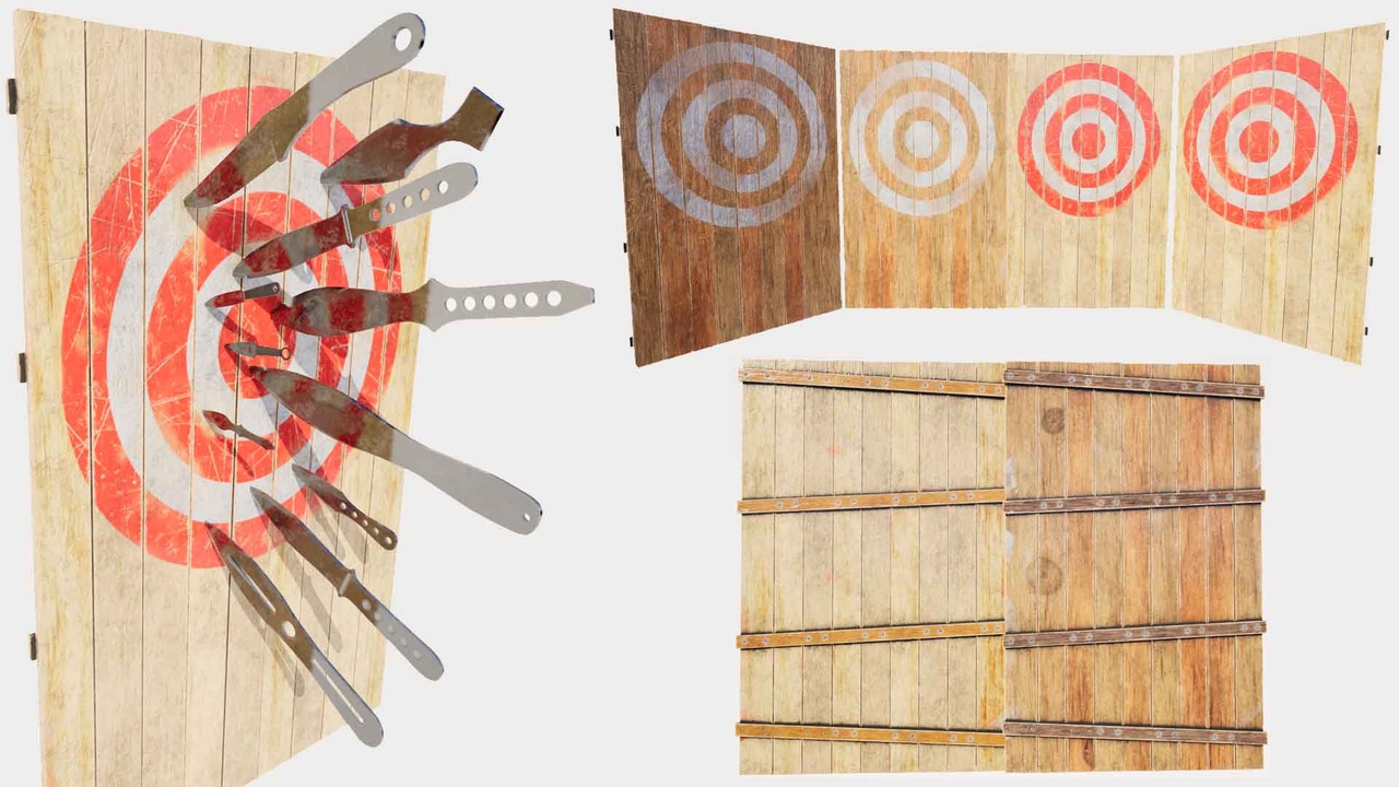 Медиа 1 для объявления Knives Pack2 - throwing weapons