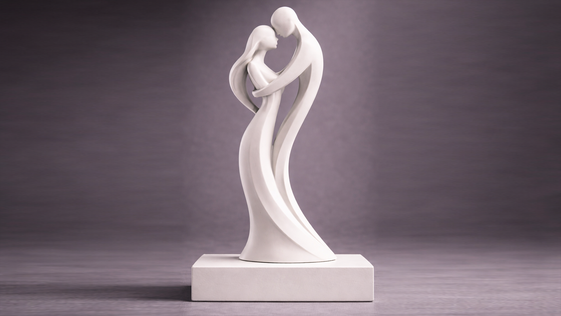 Embrace of unity sculpture | 3D Print model | Fab