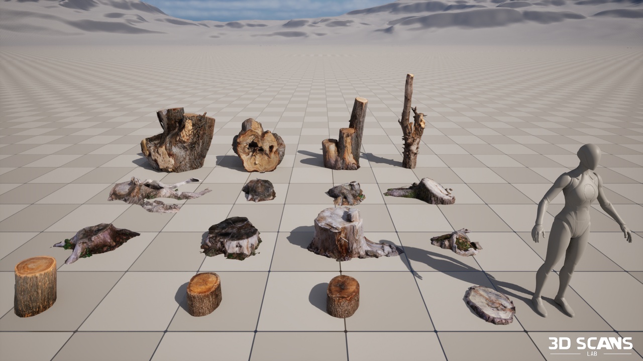 Media 1 for listing Tree Stump Pack