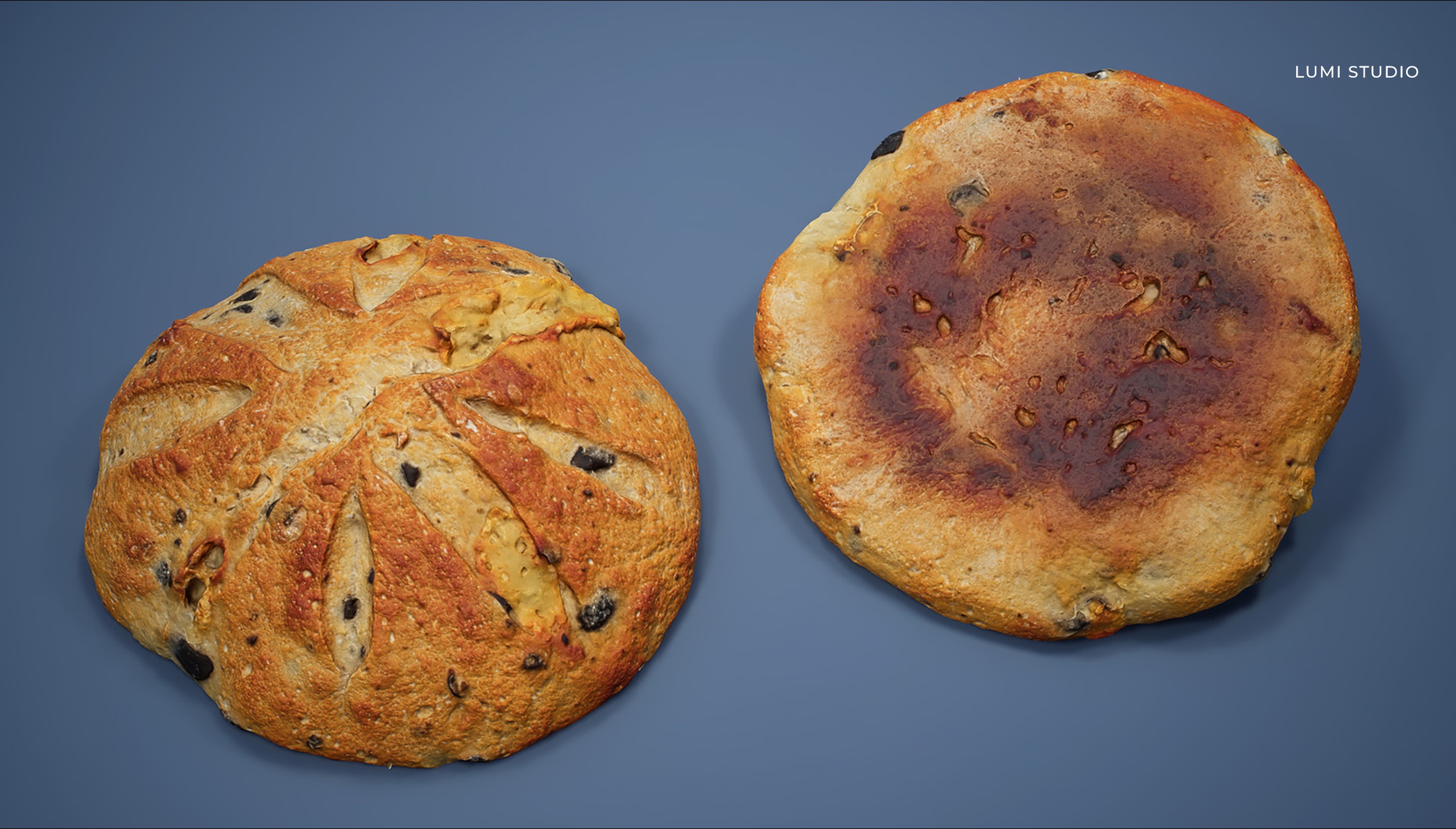 Round Bread 제품 등록을 위한 미디어 1개