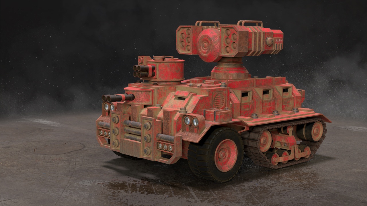 Media 1 for listing Half-track APC-1-Red-Rusty