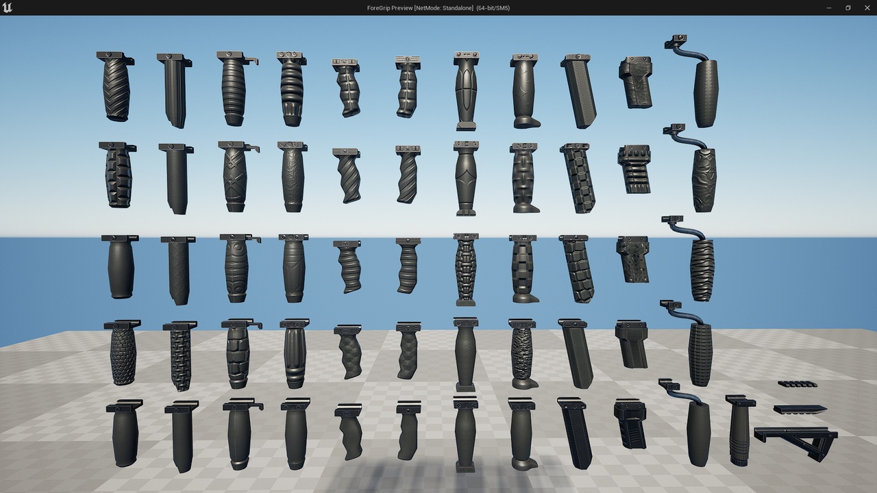 Weapon Foregrip Attachment | Fab