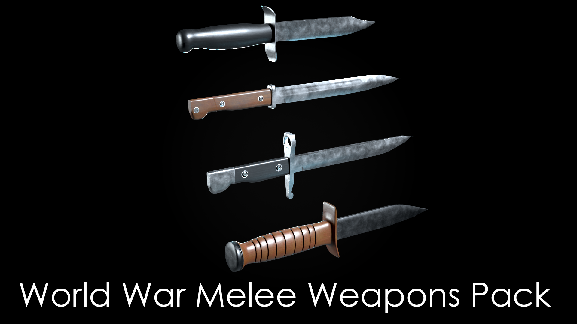 FPS World War Melee Weapons Pack | Fab