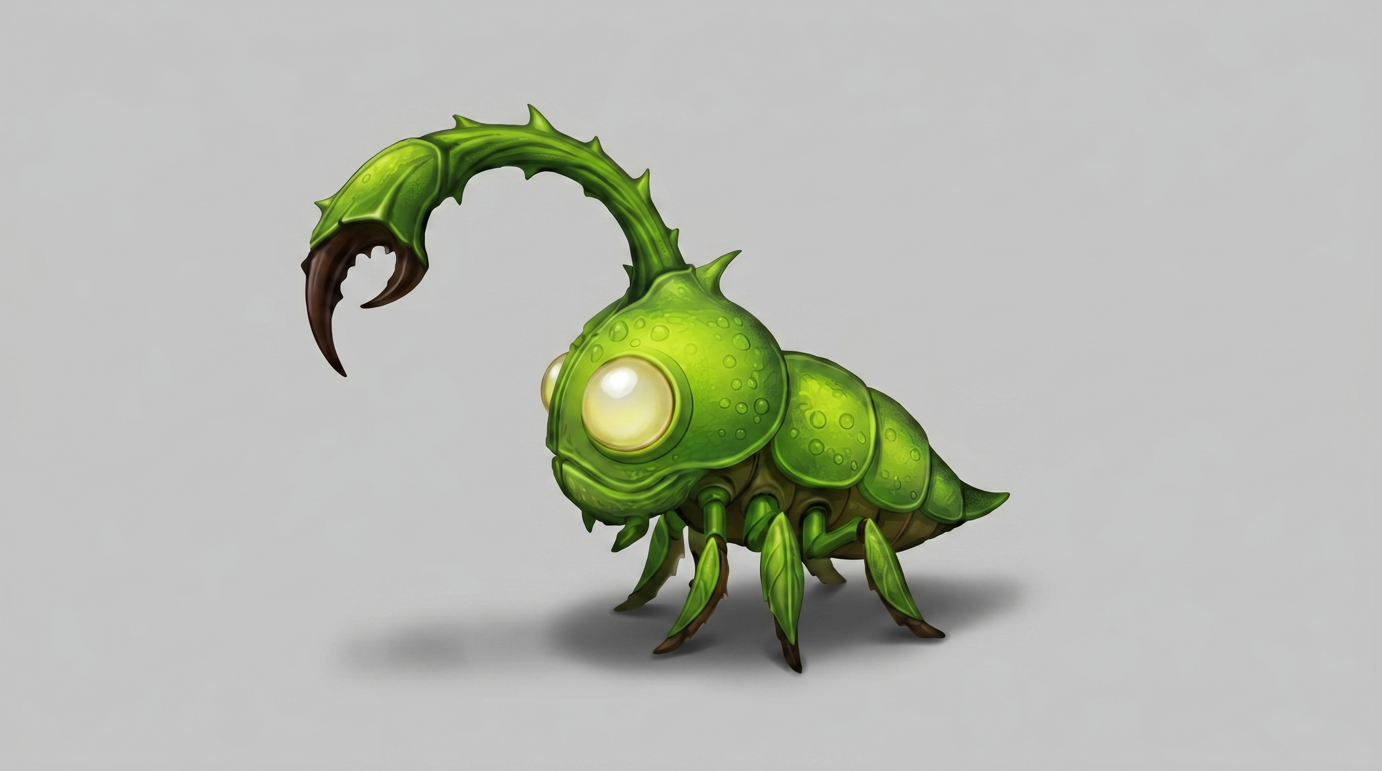 Whimsical Plant Scorpion Insect Hybrid Creature | Fab