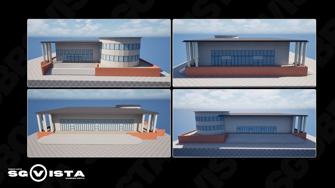 商品 University Building 1 | Incl. PBR Materials 的媒体 1