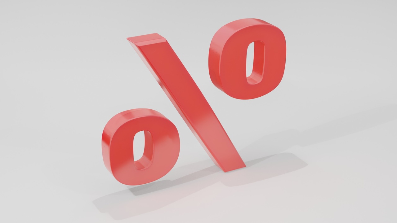 Media 1 for listing Percent Symbol 3D Model – Low Poly Icon