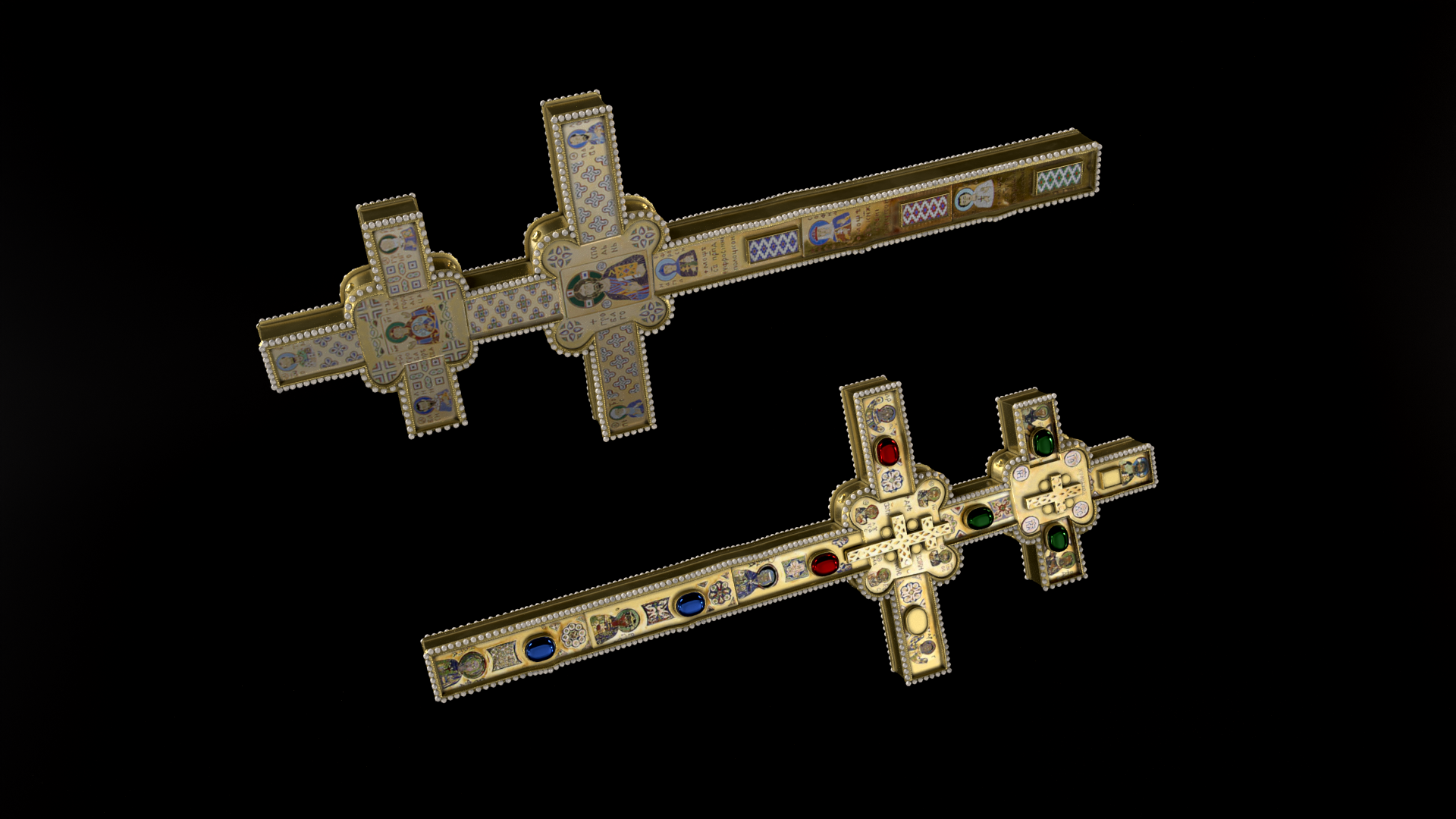 Ancient Orthodox Cross | Fab