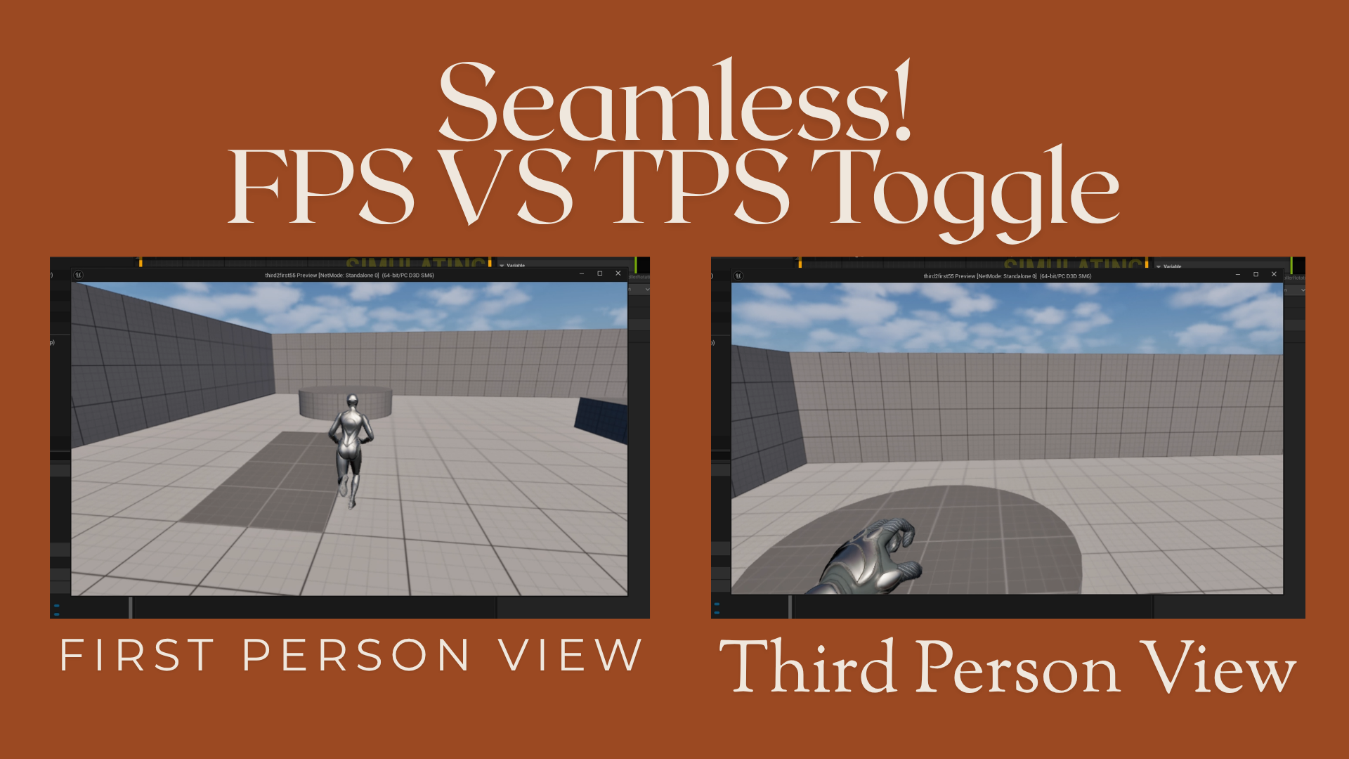 Runtime Camera Switcher (First & Third Person) | Fab