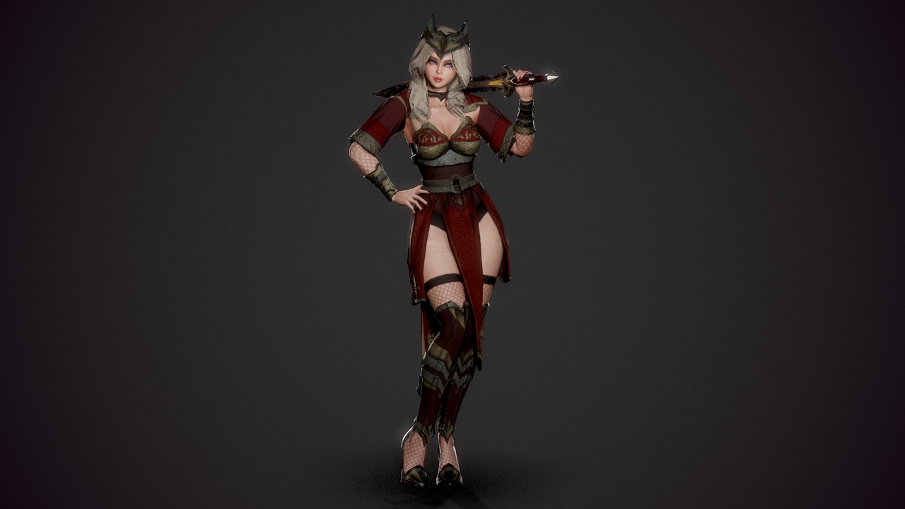 Media 1 for listing Red Knight Lady
