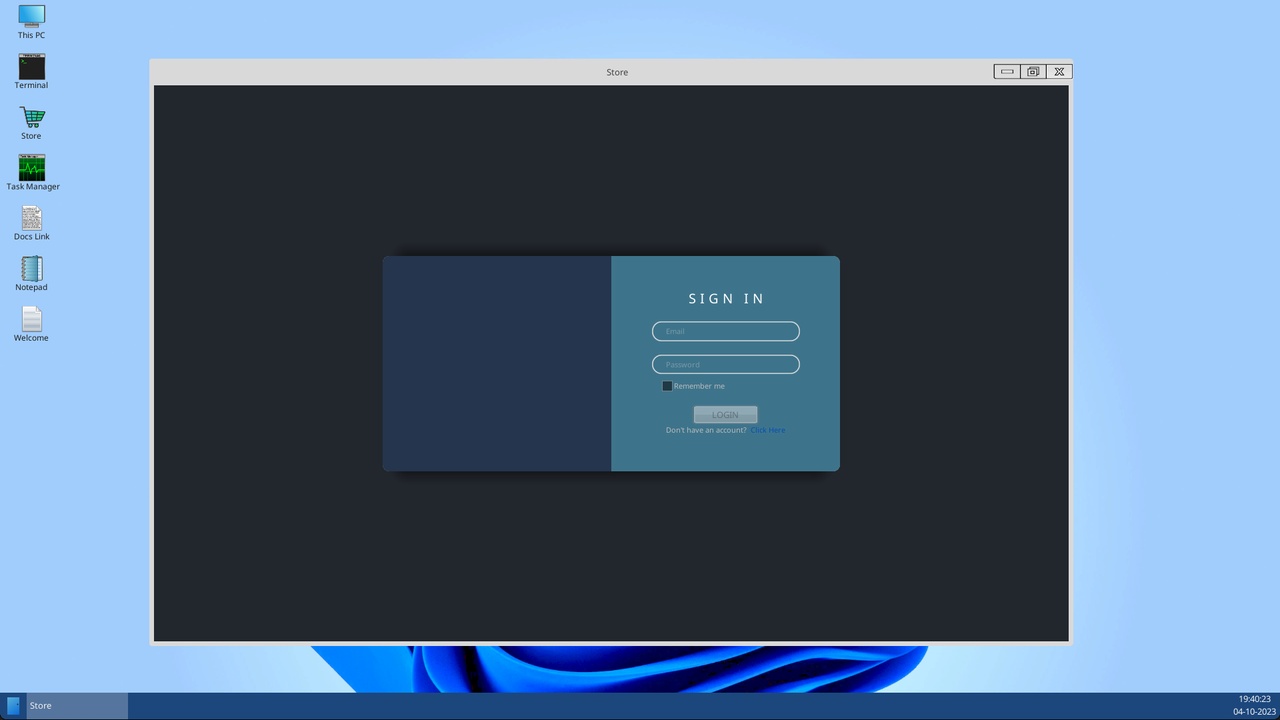 Window Manager Oculus For Linux Operating System Simulator