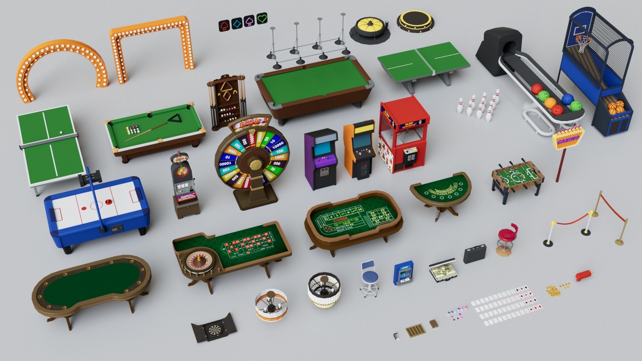 Media 1 for listing Casino Arcade Game Pack Collection