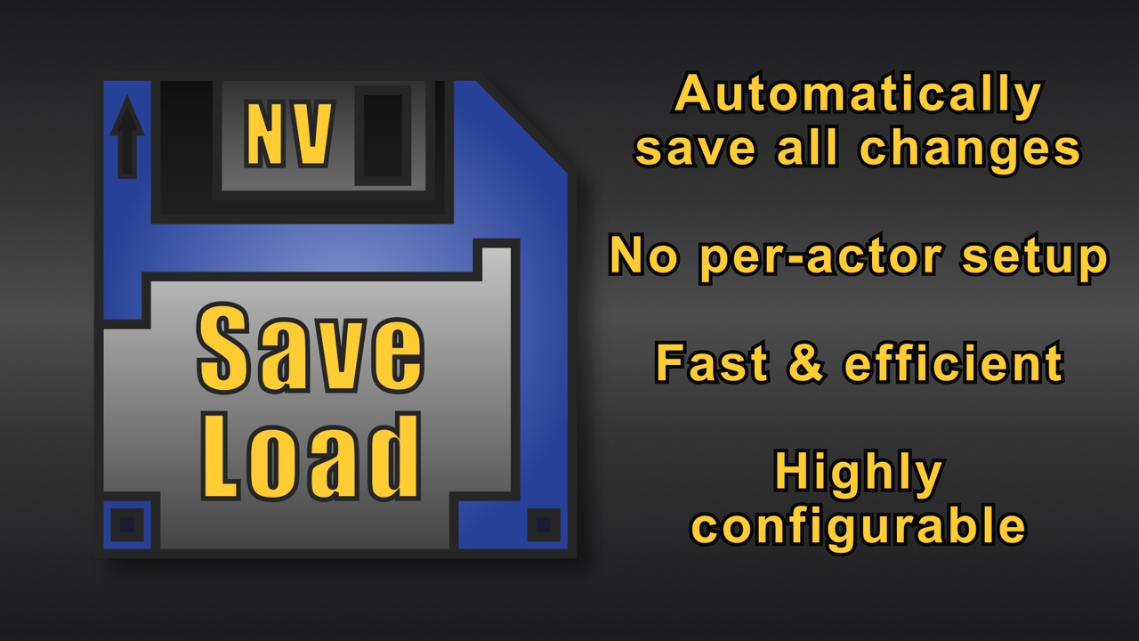 Media 1 for listing NV Save / Load