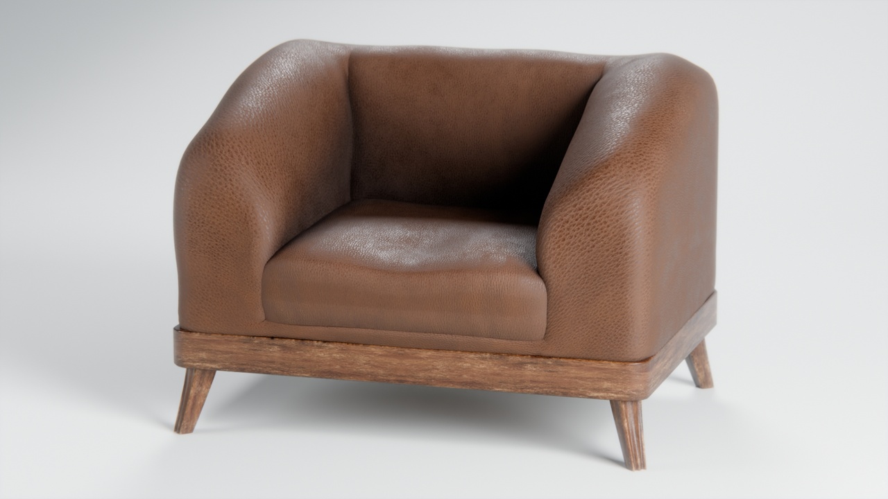 Media 1 for listing Leather Chair