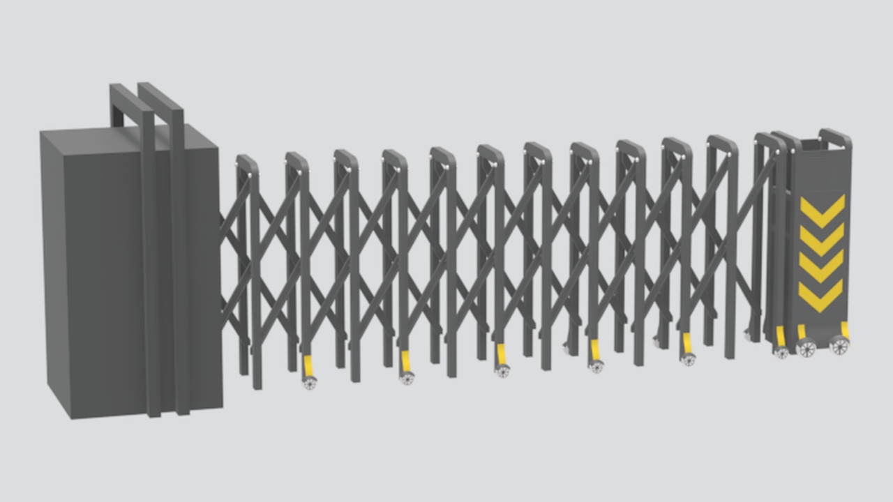Media 1 for listing Automatic Telescopic Sliding Gate 11 3D Model