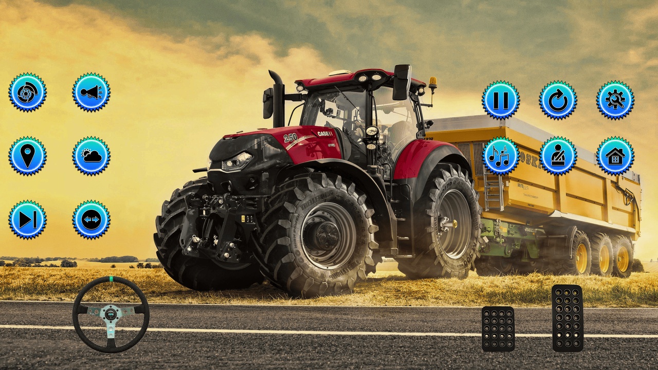 الوسائط 1 للقائمة Farming Simulation Game UI Pack – Agriculture & Village HUD (Unity All Versions)