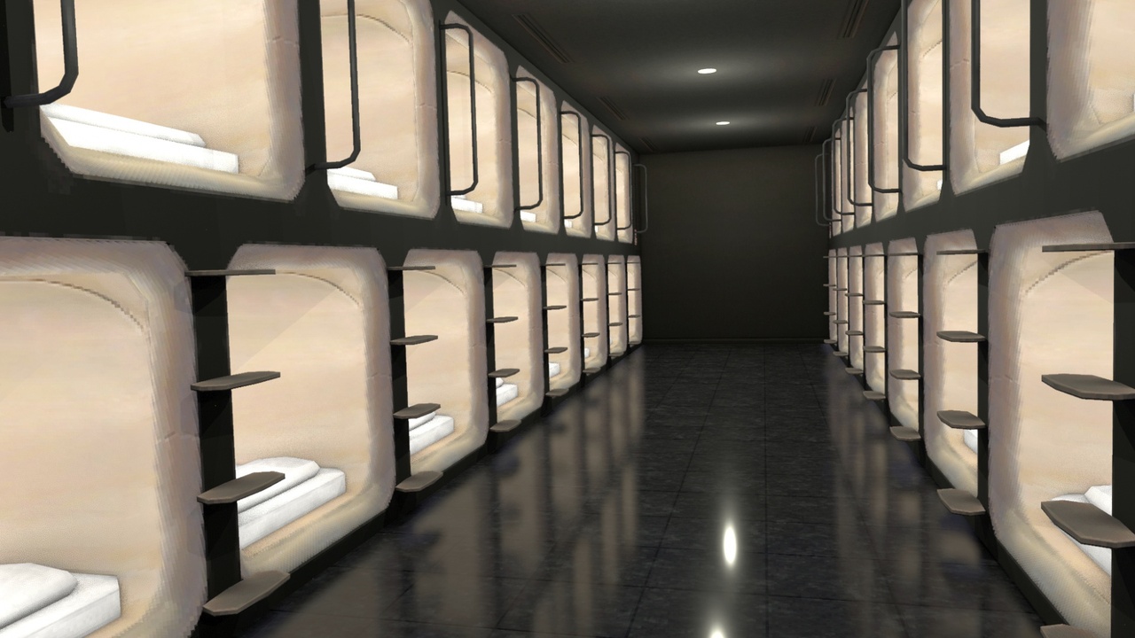 Media 1 for listing Capsule Hotel - low-poly, modular