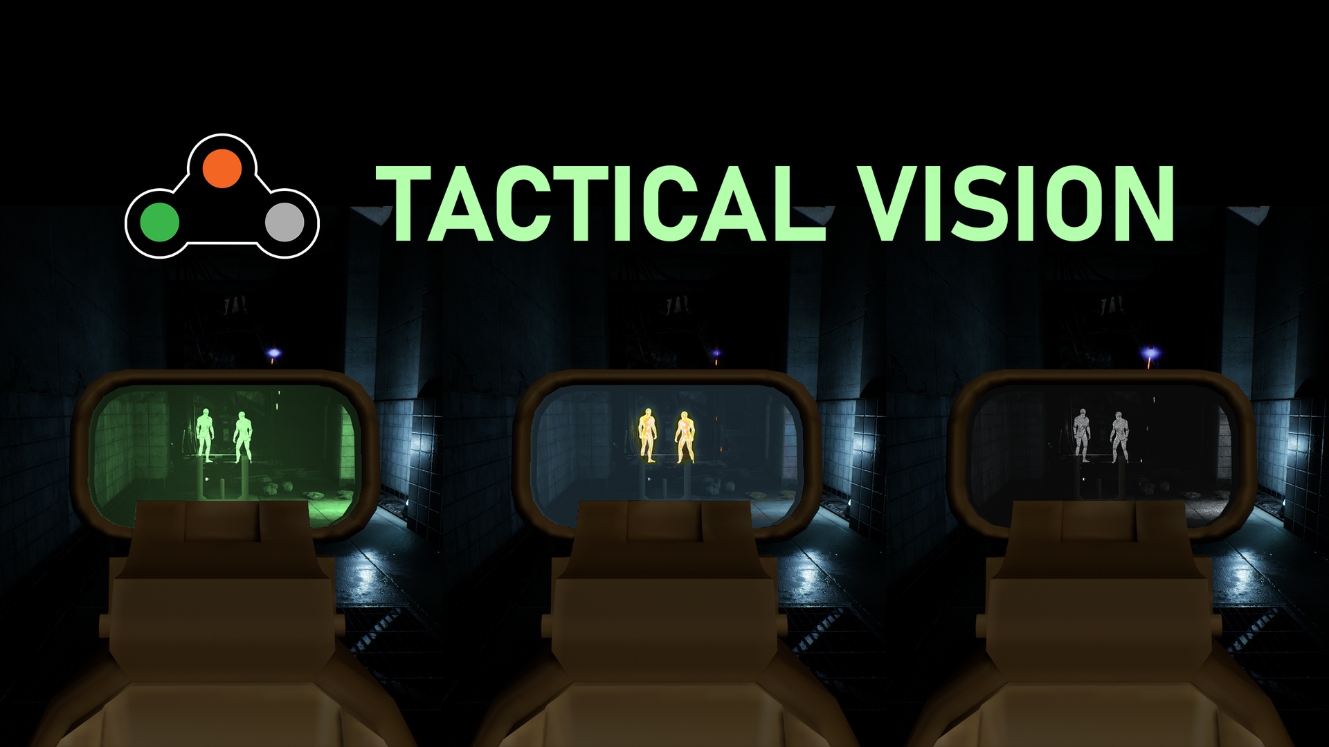 Media 1 for listing Tactical Vision System — Night Vision, Thermal & Heat Vision | UE5