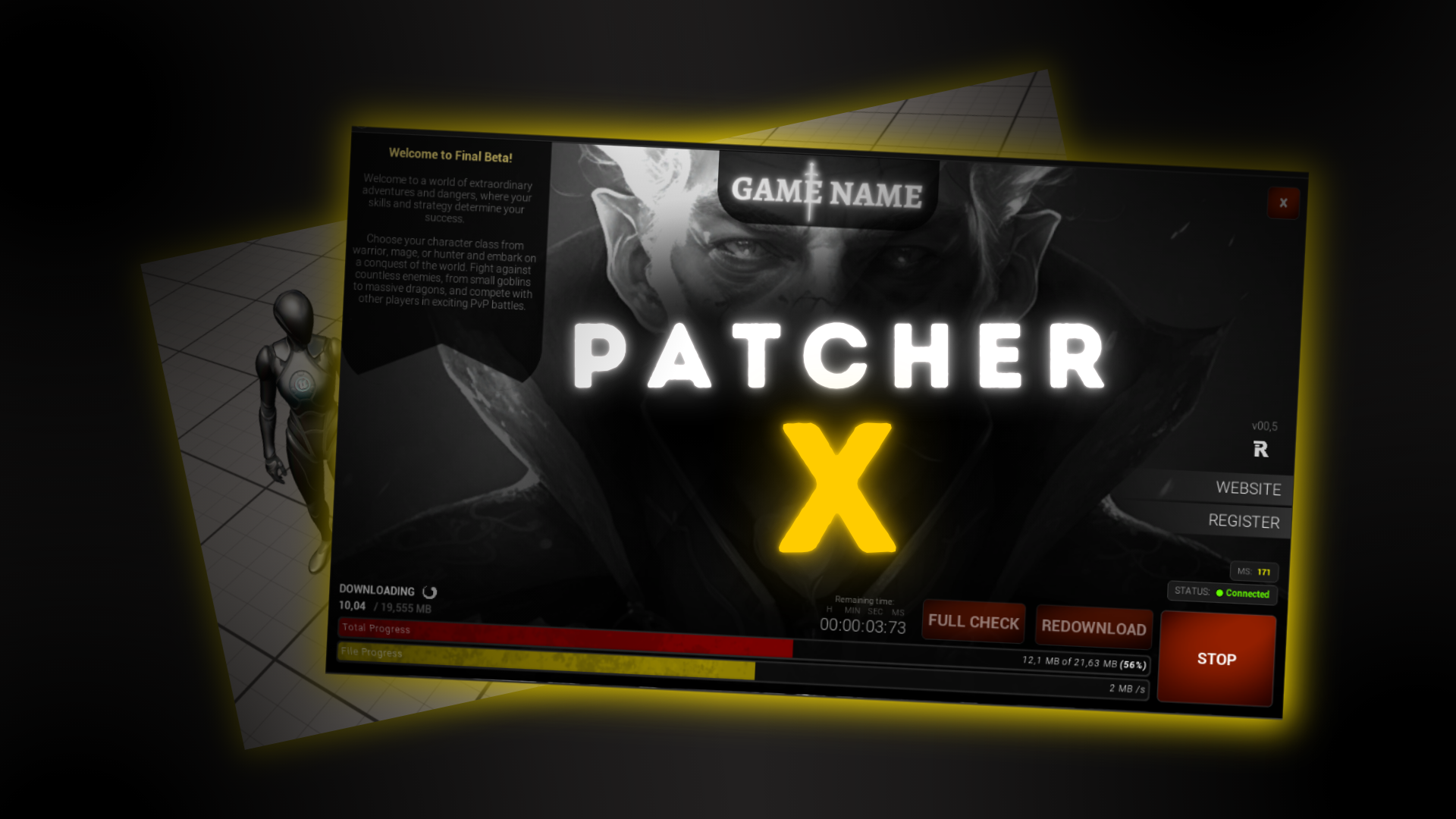The Pathcher Patcher X - Game Launcher | Fab