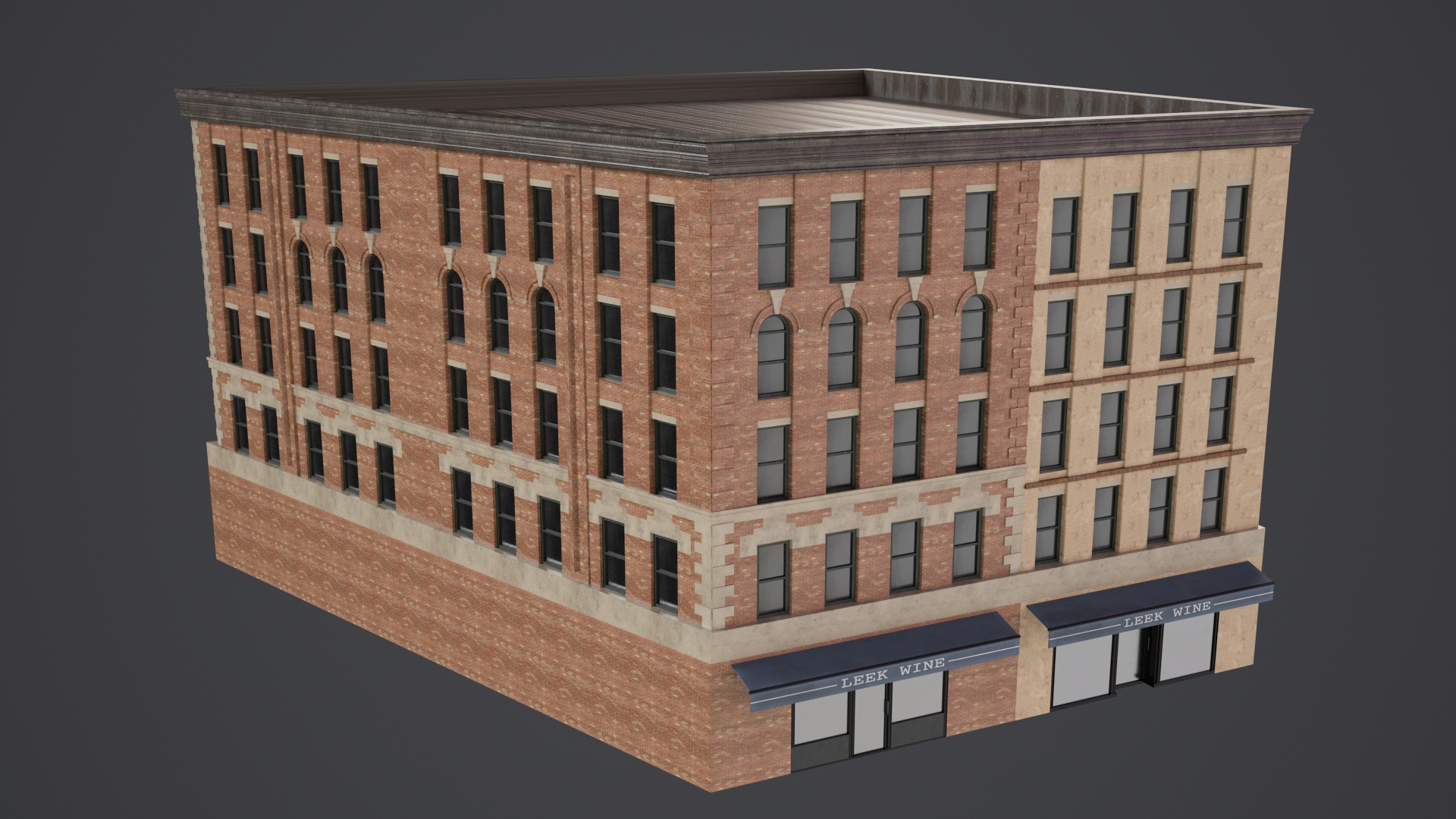 Game Ready Apartment Buildings 08 | Fab