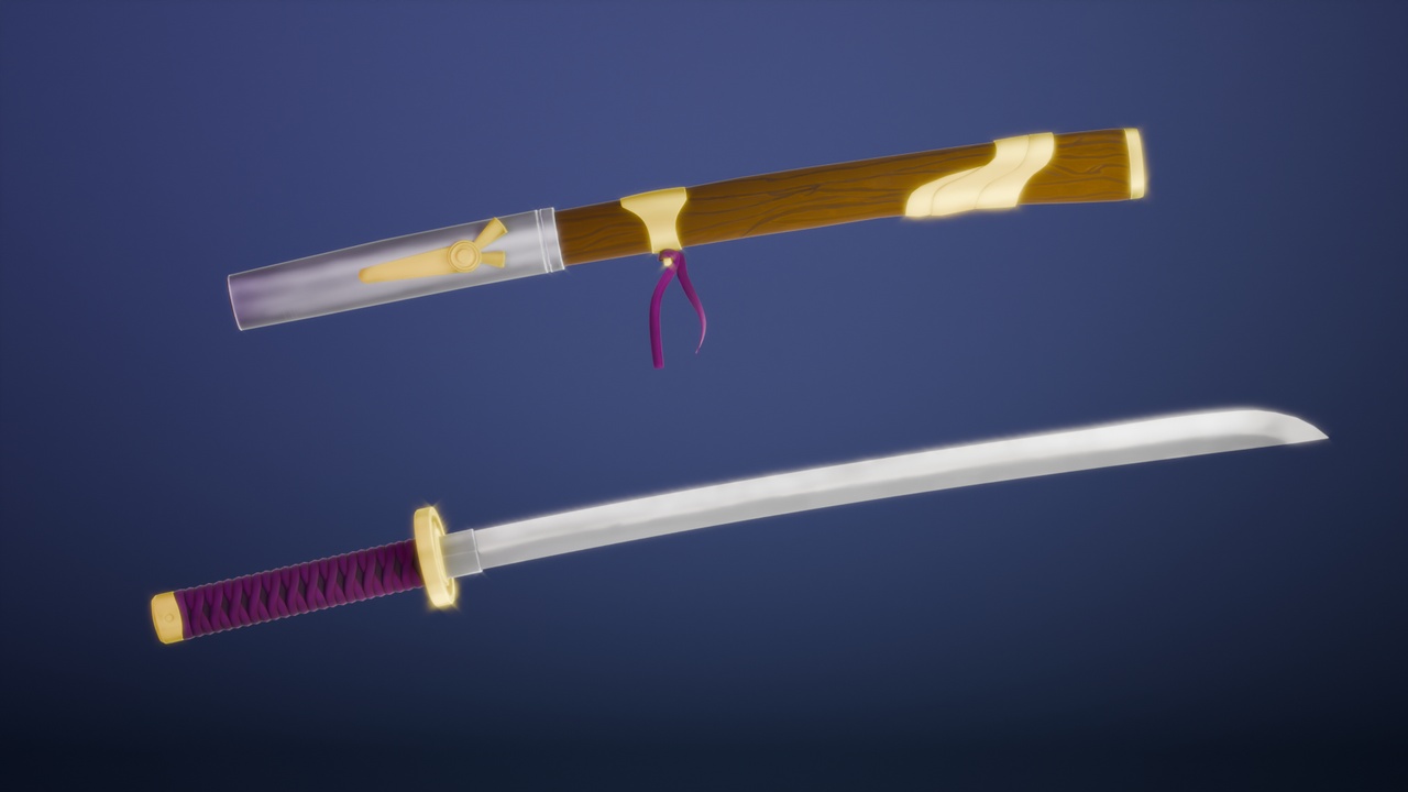 Media 1 for listing Stylized Katana