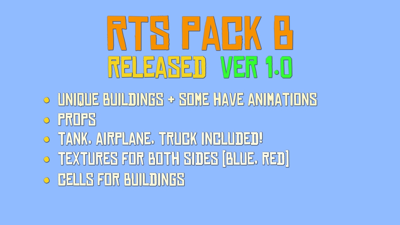 Media 1 for listing RTS pack B