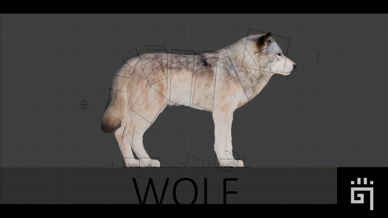 Media 1 for listing Classic Wolf