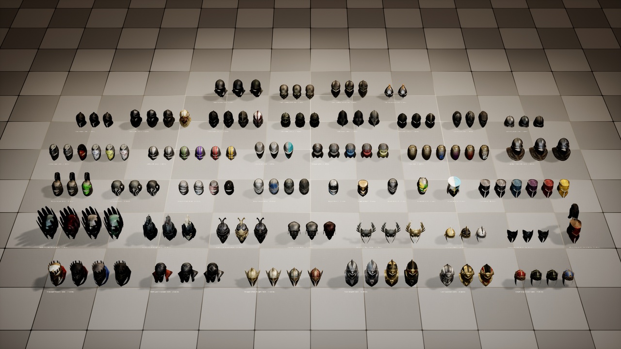 Media 1 for listing Medieval Fantasy Helmets Pack