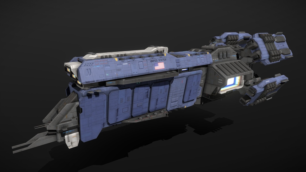 Media 1 for listing USSN Freedom Class Dreadnought Spaceship