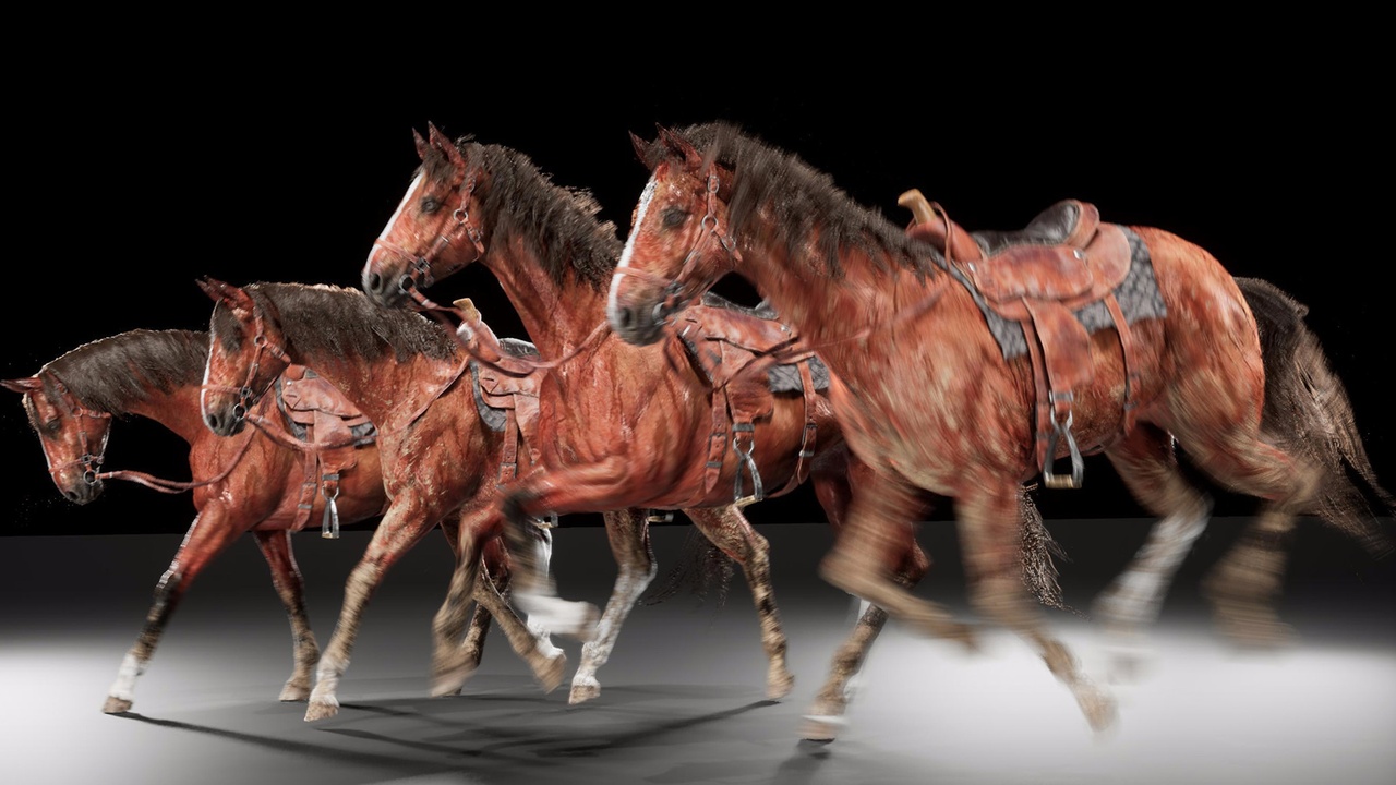 商品 Realistic Horse with Animations 的媒体 1