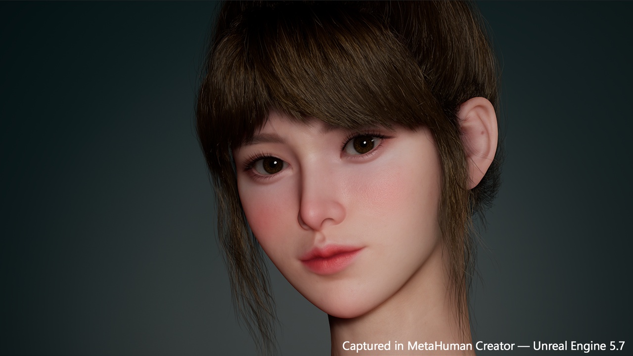 Media 1 for listing Asian Girl 09 - MetaHuman