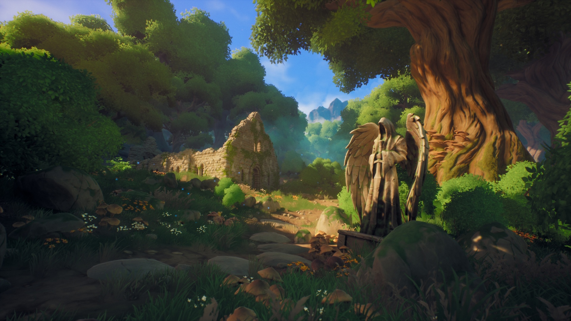 Media 1 for listing Fantasy Worlds: Forest - Stylized Forest Environment Open World