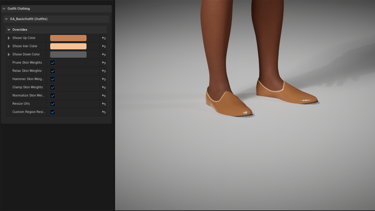 Media 1 for listing 3D Men Leather Jutti for Metahumans - MHPKG