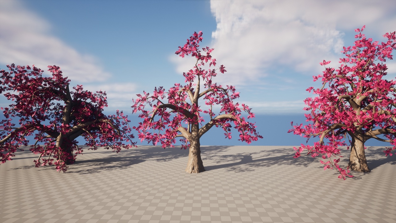 Media 1 for listing Pink Tree V1 (11 Trees)