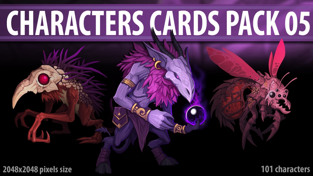 Media 1 for listing Characters Cards pack 05