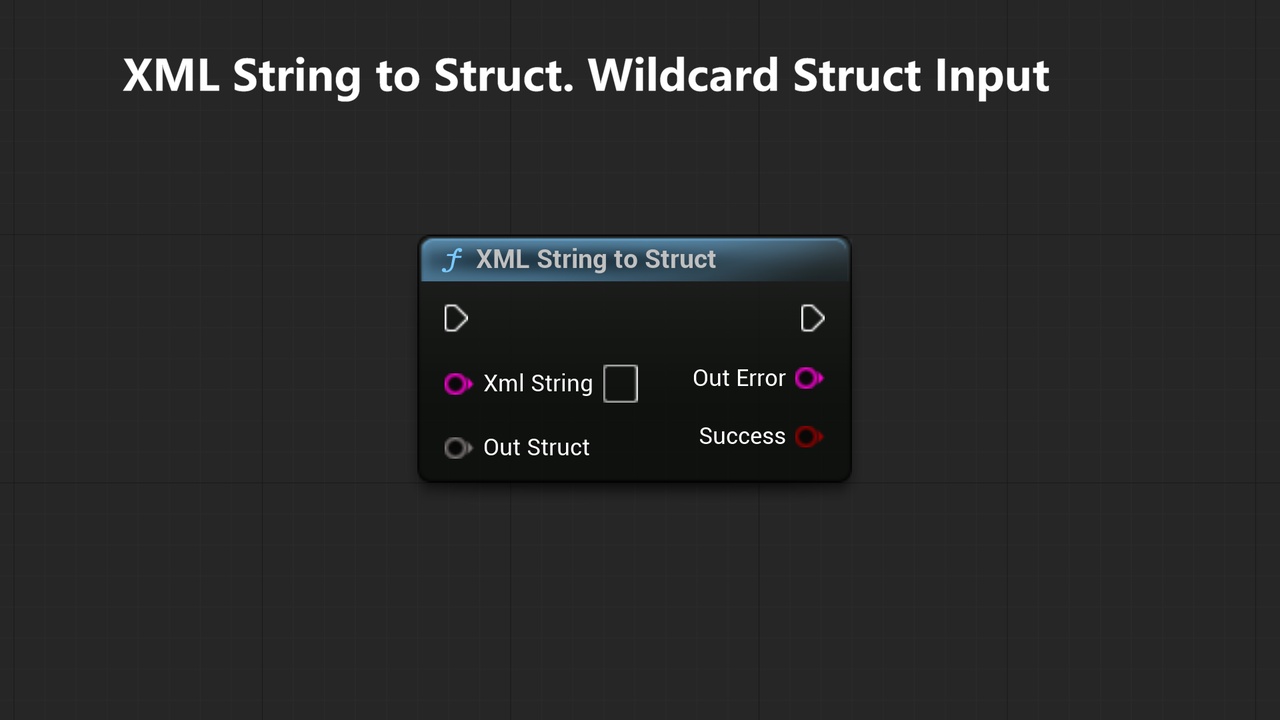 Media 1 for listing Runtime XML to Blueprint Struct