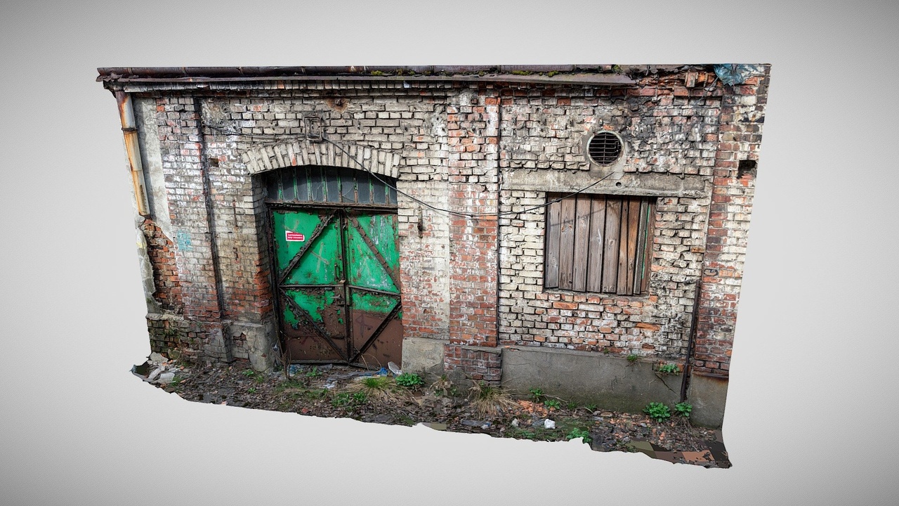 Média 1 pour l'article [3D SCAN] Old Warehouse Brick Wall