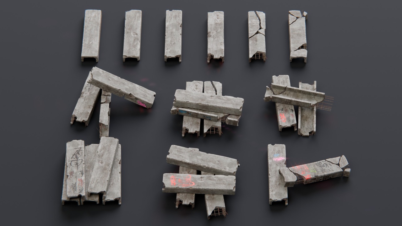 Media 1 for listing Weathered Concrete Precast Elements