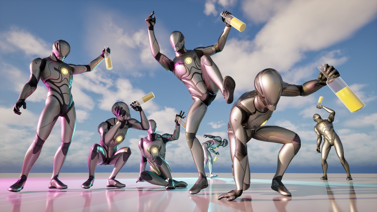 Media 1 for listing Drunk nerds – Premium MOCAP animations for NPCs & Cinematics
