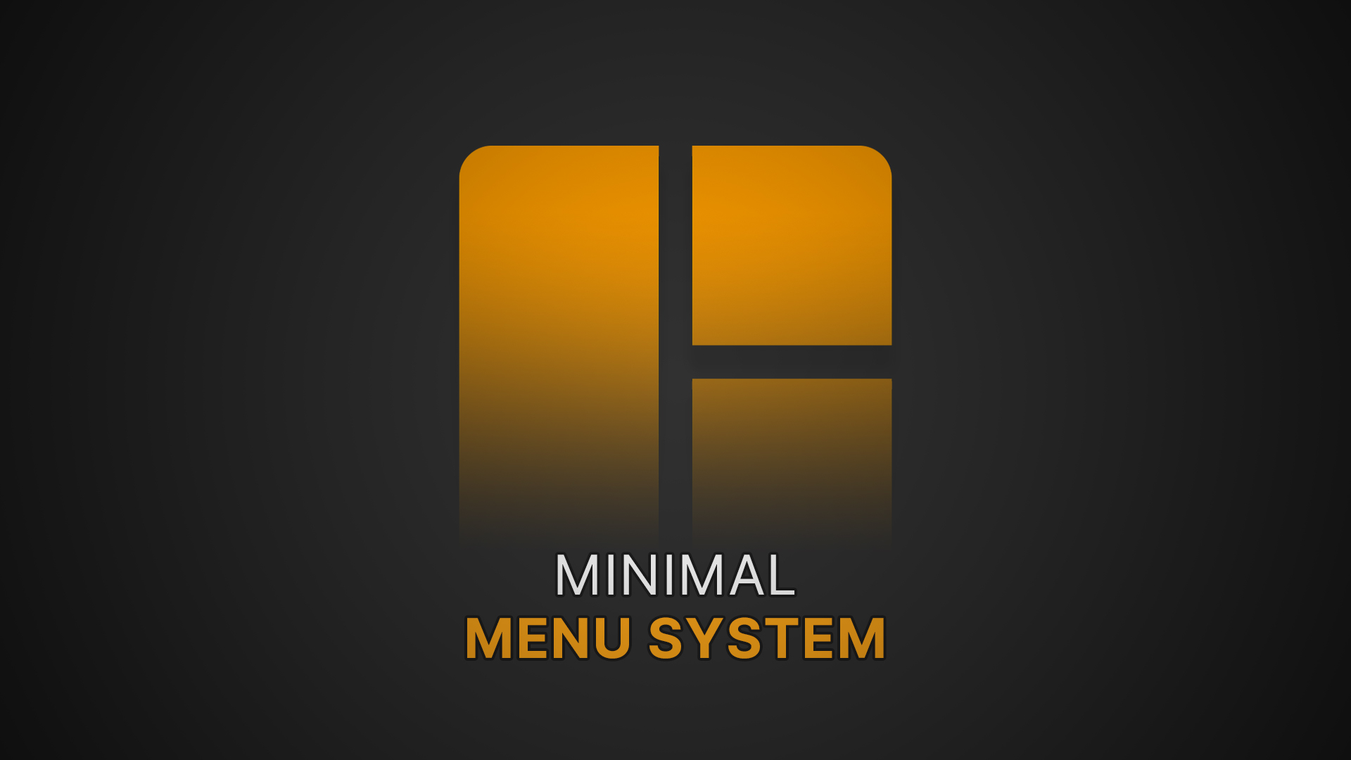 Minimal Menu System | Fab