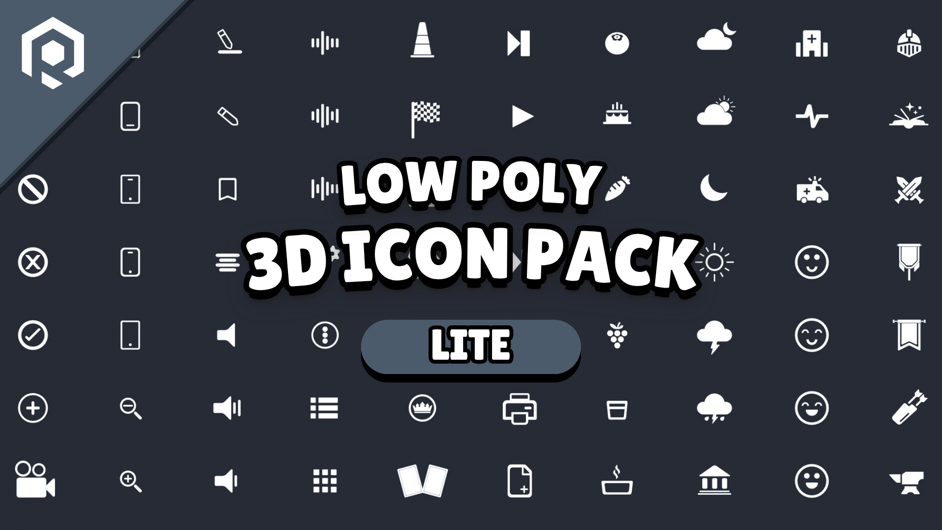 Low Poly 3D Icons - Pack Lite | Fab