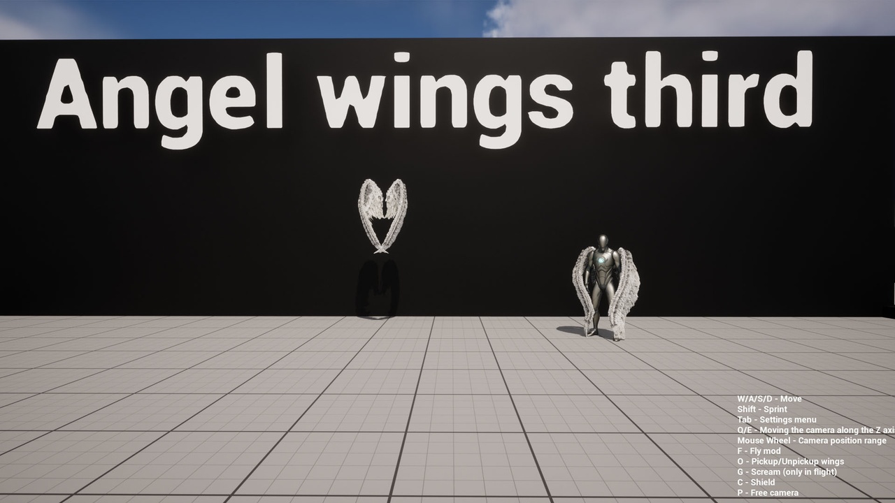 Media 1 for listing Animated angel wings third