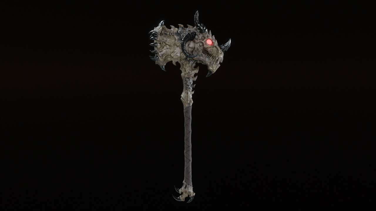 Media 1 for listing Dragon Tooth War hammer — Monstrous Relic